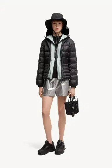Moncler Very Mesh & Leather Tote Bag | Thumbnail 3 Moncler Very Mesh & Leather Tote Bag | Thumbnail 3