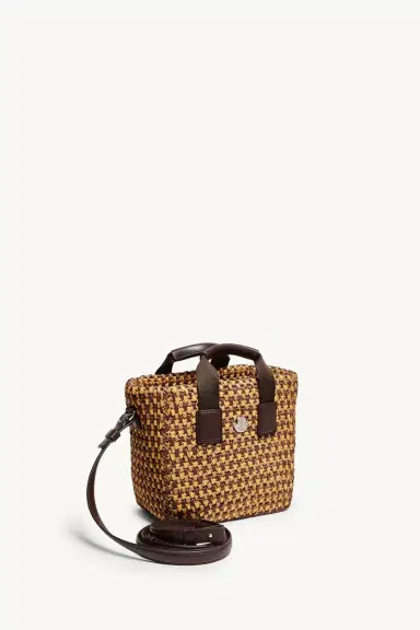 Moncler Micro Caradoc Raffia Tote Bag | Thumbnail 4 Moncler Micro Caradoc Raffia Tote Bag | Thumbnail 4