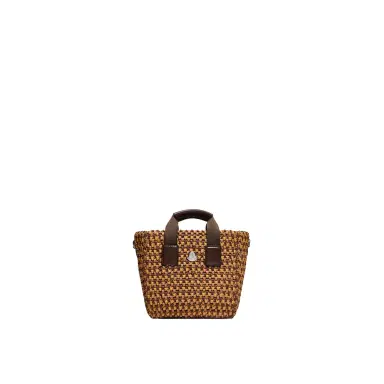 Moncler Micro Caradoc Raffia Tote Bag | Thumbnail 1 Moncler Micro Caradoc Raffia Tote Bag | Thumbnail 1