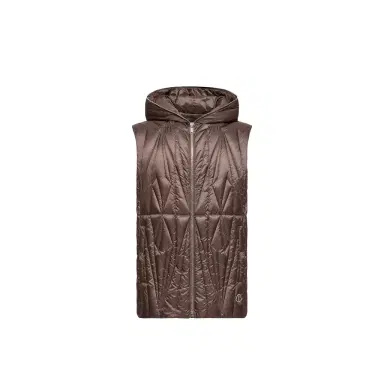 Moncler + Rick Owens Geocamo Ziplock Hooded Down Vest | Thumbnail 1 Moncler + Rick Owens Geocamo Ziplock Hooded Down Vest | Thumbnail 1