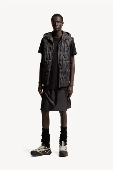 Moncler + Rick Owens Geocamo Ziplock Hooded Down Vest | Thumbnail 3 Moncler + Rick Owens Geocamo Ziplock Hooded Down Vest | Thumbnail 3