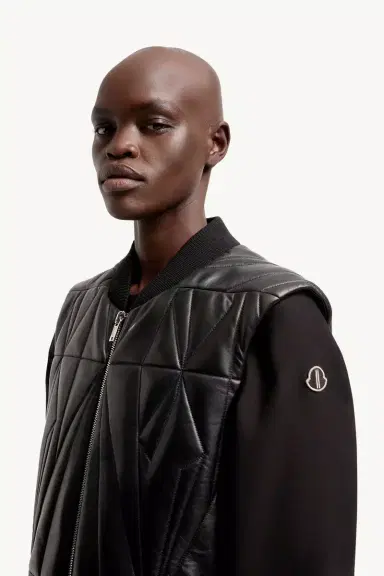 Moncler + Rick Owens Geocamo Flight Nappa Leather Vest | Thumbnail 6 Moncler + Rick Owens Geocamo Flight Nappa Leather Vest | Thumbnail 6