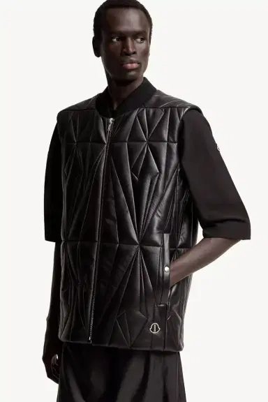 Moncler + Rick Owens Geocamo Flight Nappa Leather Vest | Thumbnail 9 Moncler + Rick Owens Geocamo Flight Nappa Leather Vest | Thumbnail 9