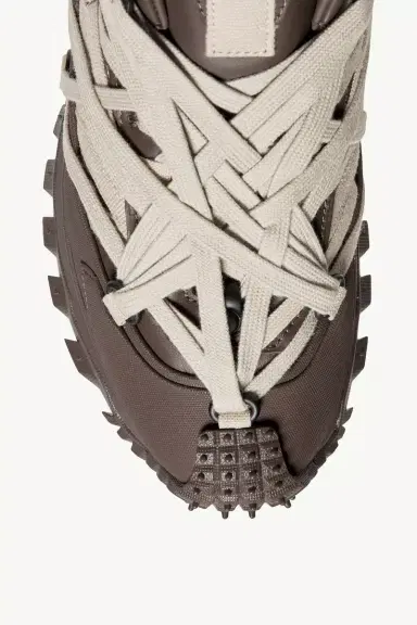Moncler + Rick Owens Trailgrip Megalace Leather Sneakers | Thumbnail 4 Moncler + Rick Owens Trailgrip Megalace Leather Sneakers | Thumbnail 4