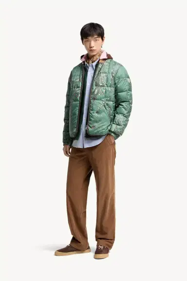 Moncler Chalvron Reversible Down Bomber Jacket | Thumbnail 3 Moncler Chalvron Reversible Down Bomber Jacket | Thumbnail 3