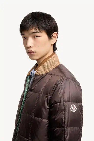 Moncler Chalvron Reversible Down Bomber Jacket | Thumbnail 4 Moncler Chalvron Reversible Down Bomber Jacket | Thumbnail 4