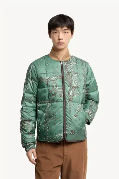 Moncler Chalvron Reversible Down Bomber Jacket | Thumbnail 5 Moncler Chalvron Reversible Down Bomber Jacket | Thumbnail 5