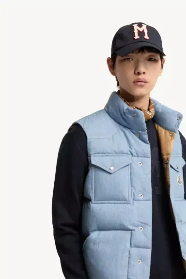 Moncler Ervional Denim Down Vest | Thumbnail 7 Moncler Ervional Denim Down Vest | Thumbnail 7