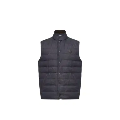 Moncler Liorane Denim Down Vest | Thumbnail 1 Moncler Liorane Denim Down Vest | Thumbnail 1