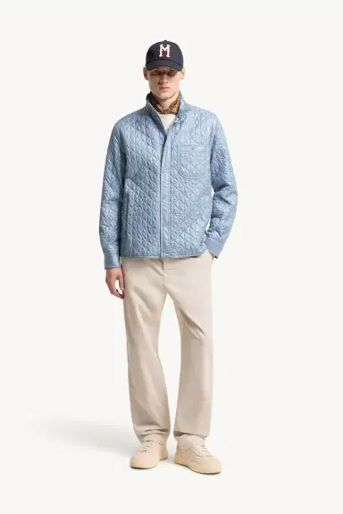 Moncler Cleorine Geometric-quilted Padded Jacket | Thumbnail 3 Moncler Cleorine Geometric-quilted Padded Jacket | Thumbnail 3