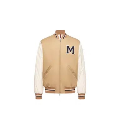 Moncler Oreane Cotton Blend Varsity Down Jacket | Thumbnail 1 Moncler Oreane Cotton Blend Varsity Down Jacket | Thumbnail 1