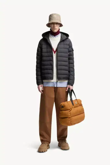 Moncler Galion Hooded Short Down Jacket | Thumbnail 3 Moncler Galion Hooded Short Down Jacket | Thumbnail 3