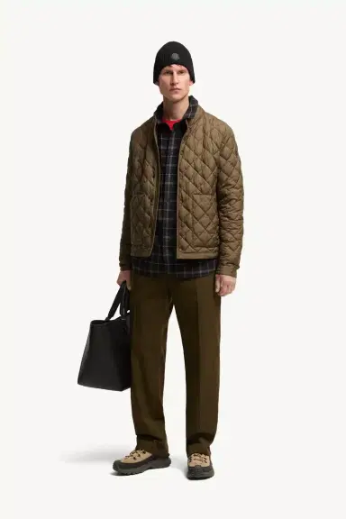 Moncler Oise Diamond Quilted Short Down Jacket | Thumbnail 3 Moncler Oise Diamond Quilted Short Down Jacket | Thumbnail 3