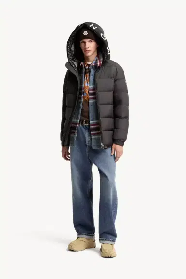 Moncler Orvelle Hooded Mid-length Down Jacket | Thumbnail 3 Moncler Orvelle Hooded Mid-length Down Jacket | Thumbnail 3