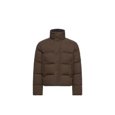 Moncler Oronte Cotton Flannel Short Down Jacket | Thumbnail 1 Moncler Oronte Cotton Flannel Short Down Jacket | Thumbnail 1