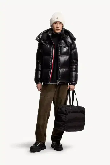 Moncler Montbeliard Hooded Short Down Jacket | Thumbnail 3 Moncler Montbeliard Hooded Short Down Jacket | Thumbnail 3