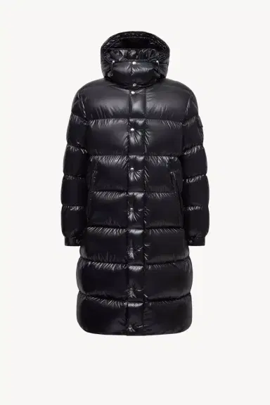 Moncler Hanoverian Hooded Square-quilted Long Down Jacket | Thumbnail 2 Moncler Hanoverian Hooded Square-quilted Long Down Jacket | Thumbnail 2
