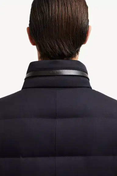 Moncler Vallonpierre Hooded Wool Long Down Jacket | Thumbnail 10 Moncler Vallonpierre Hooded Wool Long Down Jacket | Thumbnail 10