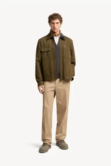 Moncler Tailored Cotton Pants | Thumbnail 3 Moncler Tailored Cotton Pants | Thumbnail 3
