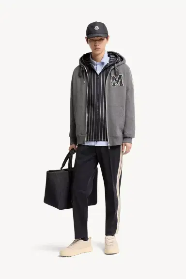Moncler Tailored Cotton Blend Pants | Thumbnail 3 Moncler Tailored Cotton Blend Pants | Thumbnail 3