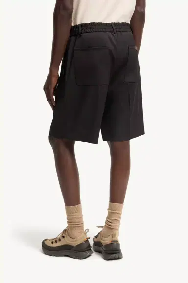 Moncler Wool Blend Gabardine Bermuda Shorts | Thumbnail 6 Moncler Wool Blend Gabardine Bermuda Shorts | Thumbnail 6