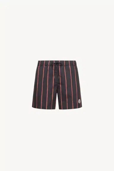 Moncler Striped Swim Shorts | Thumbnail 2 Moncler Striped Swim Shorts | Thumbnail 2