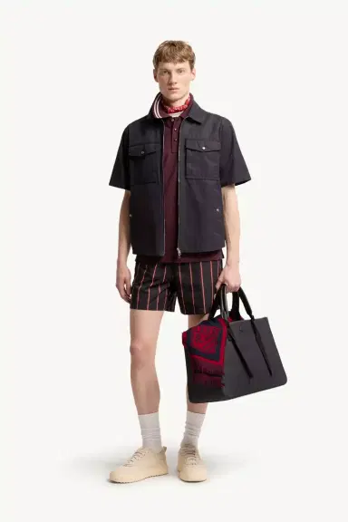 Moncler Striped Swim Shorts | Thumbnail 3 Moncler Striped Swim Shorts | Thumbnail 3