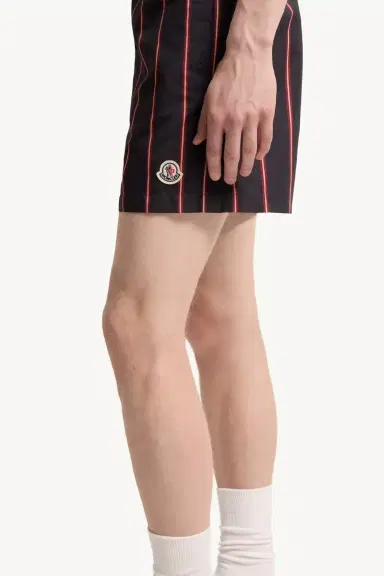 Moncler Striped Swim Shorts | Thumbnail 4 Moncler Striped Swim Shorts | Thumbnail 4