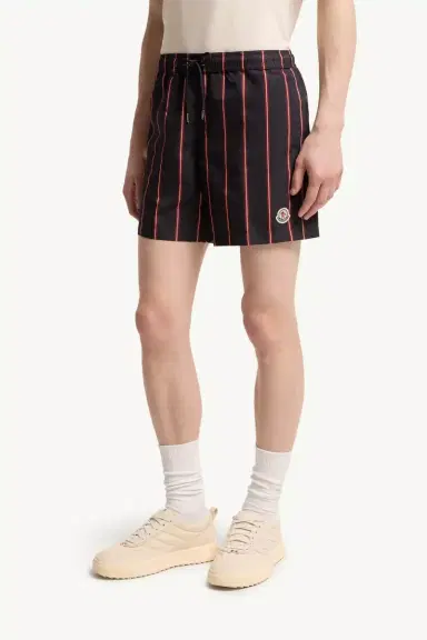 Moncler Striped Swim Shorts | Thumbnail 5 Moncler Striped Swim Shorts | Thumbnail 5
