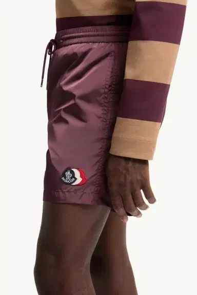 Moncler Logo Swim Shorts | Thumbnail 4 Moncler Logo Swim Shorts | Thumbnail 4