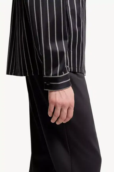 Moncler Wool & Cotton Striped Hooded Jacket | Thumbnail 7 Moncler Wool & Cotton Striped Hooded Jacket | Thumbnail 7