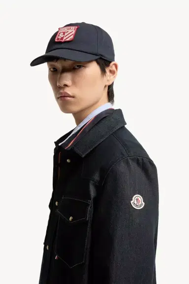 Moncler Denim Long Sleeve Shirt Jacket | Thumbnail 4 Moncler Denim Long Sleeve Shirt Jacket | Thumbnail 4