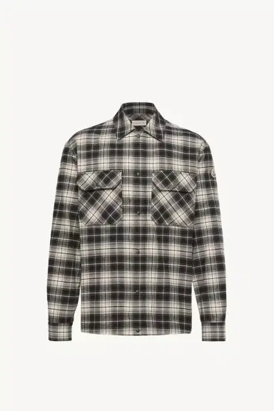 Moncler Check Cotton Flannel Zip-up Shirt | Thumbnail 2 Moncler Check Cotton Flannel Zip-up Shirt | Thumbnail 2