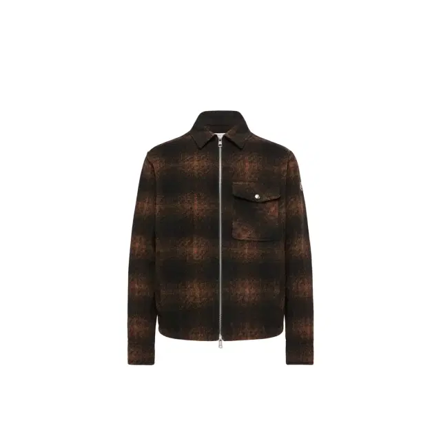 Check Jersey Zip-up Shirt Jacket Check Jersey Zip-up Shirt Jacket