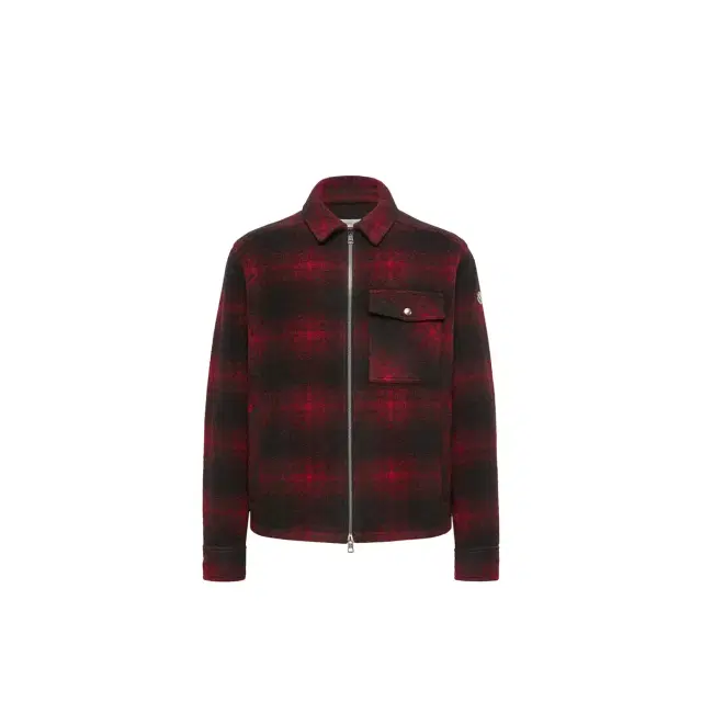 Check Jersey Zip-up Shirt Jacket Check Jersey Zip-up Shirt Jacket