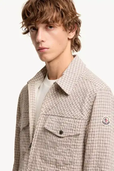 Moncler Micro Madras Flannel Shirt Jacket | Thumbnail 7 Moncler Micro Madras Flannel Shirt Jacket | Thumbnail 7