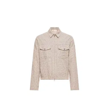 Moncler Micro Madras Flannel Shirt Jacket | Thumbnail 1 Moncler Micro Madras Flannel Shirt Jacket | Thumbnail 1
