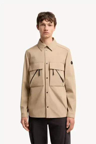 Moncler Brushed Cotton Shirt | Thumbnail 5 Moncler Brushed Cotton Shirt | Thumbnail 5