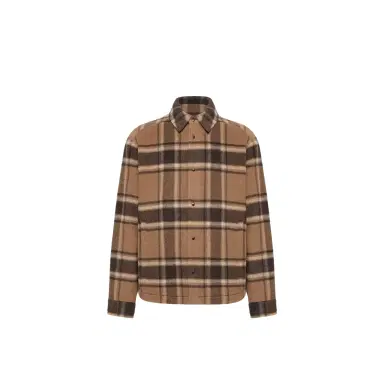 Moncler Check Wool Shirt Jacket | Thumbnail 1 Moncler Check Wool Shirt Jacket | Thumbnail 1