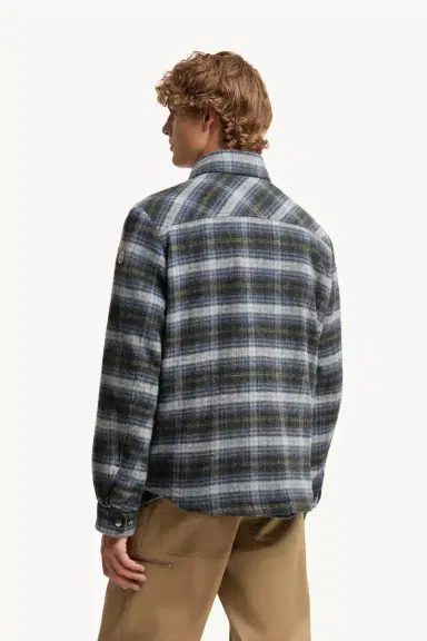 Moncler Check Wool Shirt Jacket | Thumbnail 6 Moncler Check Wool Shirt Jacket | Thumbnail 6