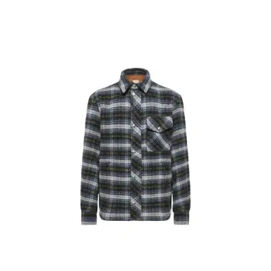 Moncler Check Wool Shirt Jacket | Thumbnail 1 Moncler Check Wool Shirt Jacket | Thumbnail 1