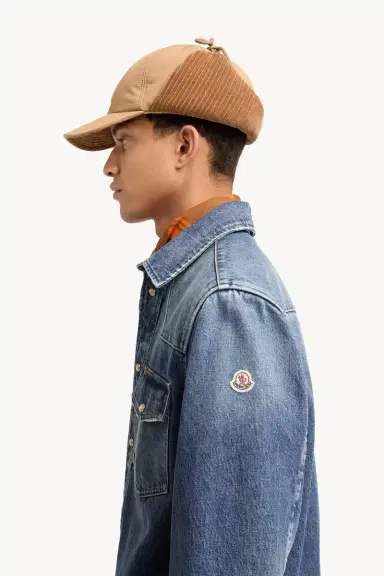 Moncler Denim Shirt Jacket | Thumbnail 4 Moncler Denim Shirt Jacket | Thumbnail 4