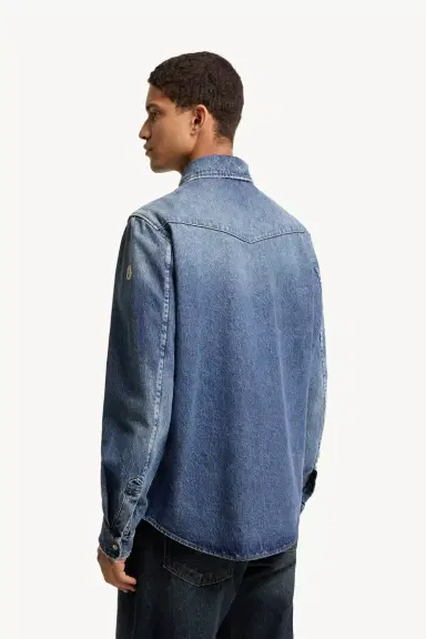 Moncler Denim Shirt Jacket | Thumbnail 6 Moncler Denim Shirt Jacket | Thumbnail 6