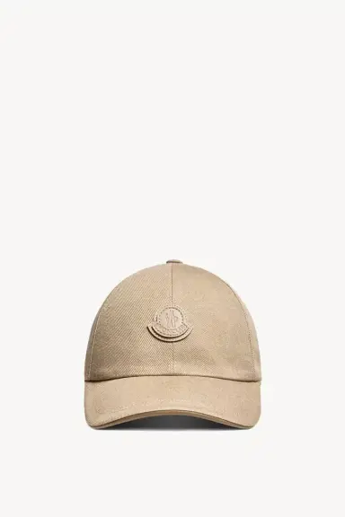 Moncler Leather Logo Cotton Gabardine Baseball Cap | Thumbnail 2 Moncler Leather Logo Cotton Gabardine Baseball Cap | Thumbnail 2