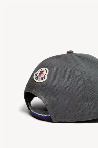 Moncler Cotton Gabardine Baseball Cap | Thumbnail 5 Moncler Cotton Gabardine Baseball Cap | Thumbnail 5