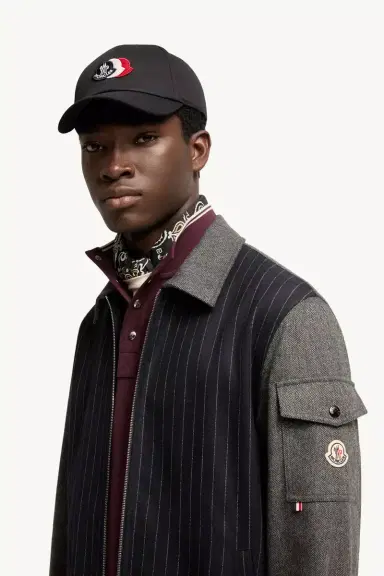 Moncler Cotton Gabardine Baseball Cap | Thumbnail 3 Moncler Cotton Gabardine Baseball Cap | Thumbnail 3