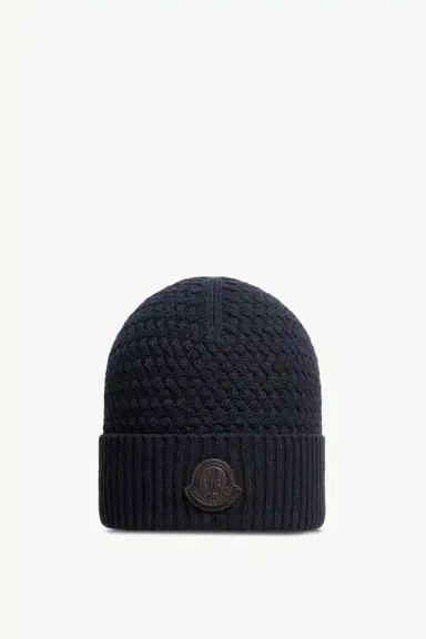 Moncler Cashmere Blend Beanie | Thumbnail 2 Moncler Cashmere Blend Beanie | Thumbnail 2