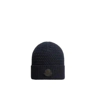 Moncler Cashmere Blend Beanie | Thumbnail 1 Moncler Cashmere Blend Beanie | Thumbnail 1