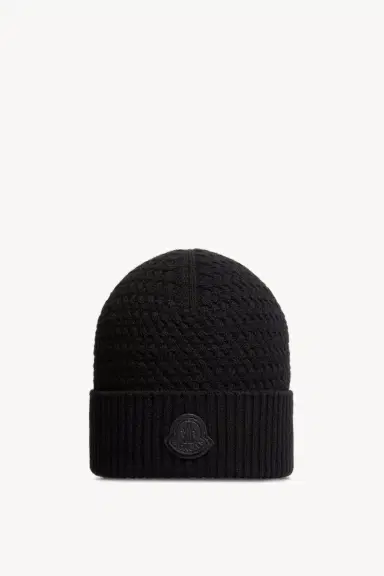 Moncler Cashmere Blend Beanie | Thumbnail 2 Moncler Cashmere Blend Beanie | Thumbnail 2