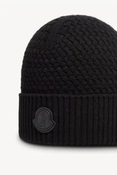 Moncler Cashmere Blend Beanie | Thumbnail 4 Moncler Cashmere Blend Beanie | Thumbnail 4